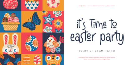 Duckling Font Poster 3