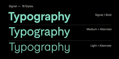 Signat Font Poster 3