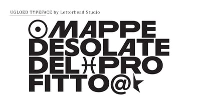 Ugloed Font Poster 3