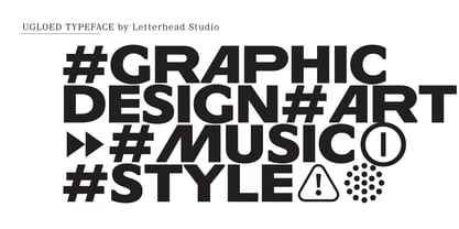 Ugloed Font Poster 5
