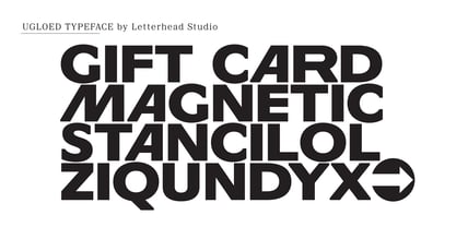 Ugloed Font Poster 2