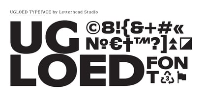 Ugloed Font Poster 1