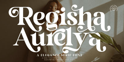 Regisha Aurelia Font Poster 1
