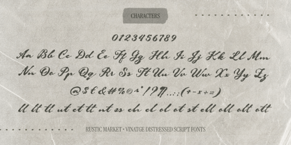 Rustic Market Font Poster 6