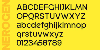 Nerogen Font Poster 13