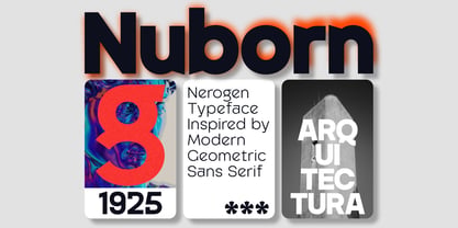 Nerogen Font Poster 7