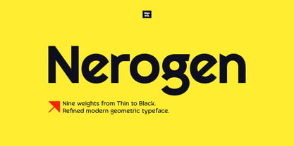 Nerogen Font Poster 1