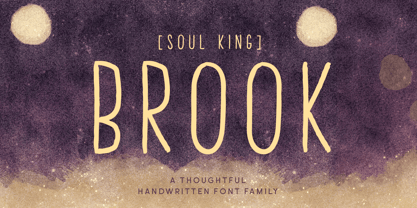 Brook Font Poster 1