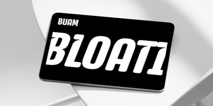Buam Font Poster 5