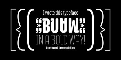 Buam Font Poster 4