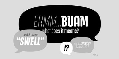 Buam Font Poster 7
