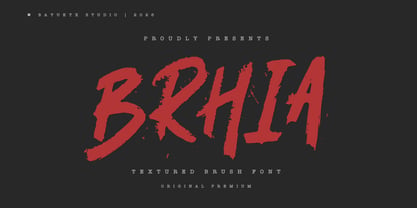Brhia Font Poster 1
