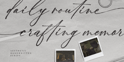 Nocturnal Blossom Font Poster 5