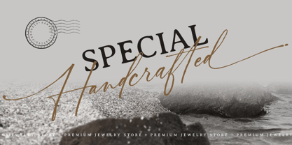 Nocturnal Blossom Font Poster 9