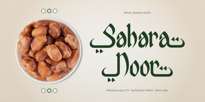 Al Bahjah Font Poster 2