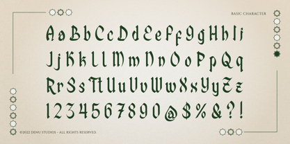 Al Bahjah Font Poster 10
