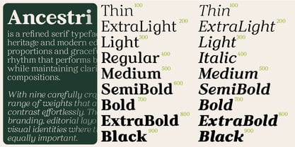 Ancestri Font Poster 6