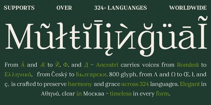 Ancestri Font Poster 9