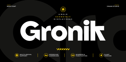 Gronik Font Poster 1