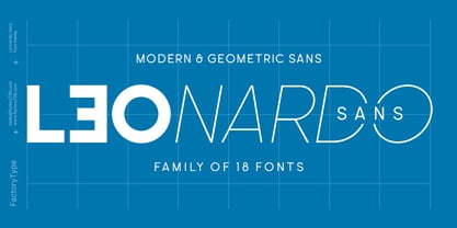 Leonardo Sans Font Poster 1