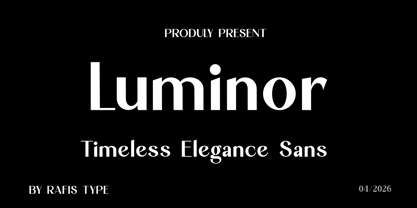 Luminor Font Poster 1