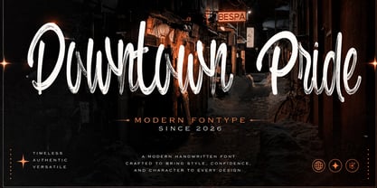 Slicker Efirates Font Poster 5