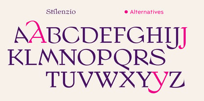 Stilenzio Roman Font Poster 2