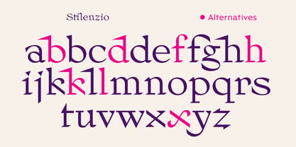 Stilenzio Roman Font Poster 3