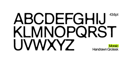 Moraic Font Poster 3