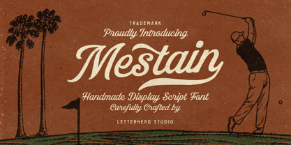 Mestain Font Poster 1