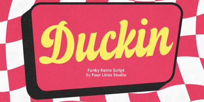 Duckin Font Poster 1