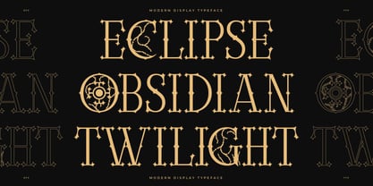Noctune Font Poster 3
