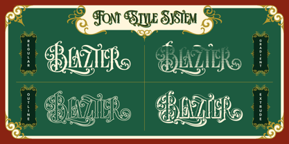 Blazter Font Poster 4