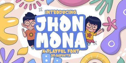 Jhon Mona Font Poster 1