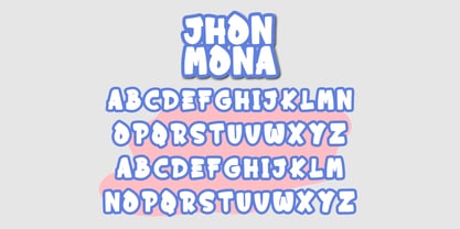 Jhon Mona Font Poster 8