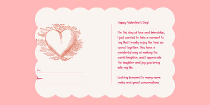 Pretty Amelina Font Poster 4