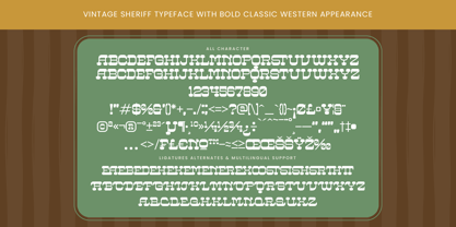 Westburth Font Poster 10