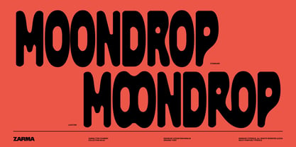 Stretchy Organic Font Poster 7