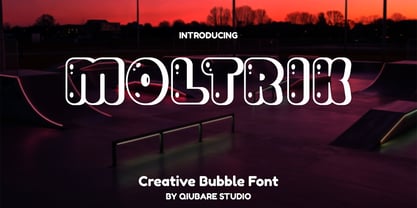 Moltrik Font Poster 1