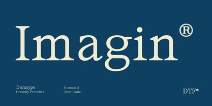Imagin Font Poster 1