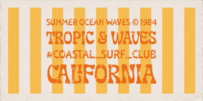 Laguna Tropic Font Poster 10