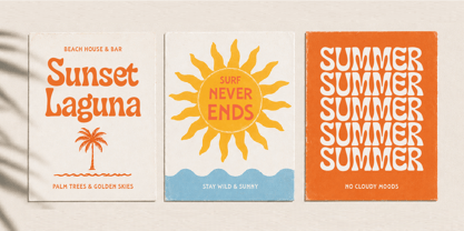 Laguna Tropic Font Poster 7