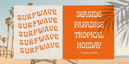 Laguna Tropic Font Poster 9
