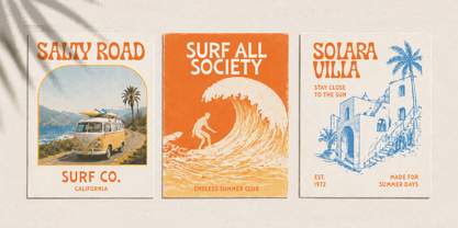 Laguna Tropic Font Poster 8