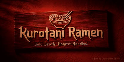 Baruzen Karma Font Poster 3