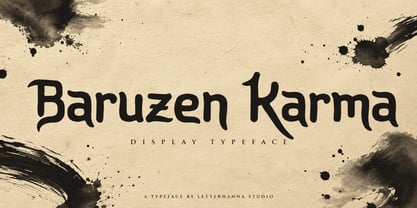 Baruzen Karma Font Poster 1