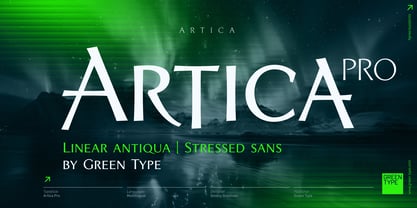 Artica Pro Font Poster 1