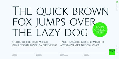 Artica Pro Font Poster 4