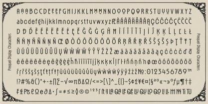 Prequel Font Poster 11