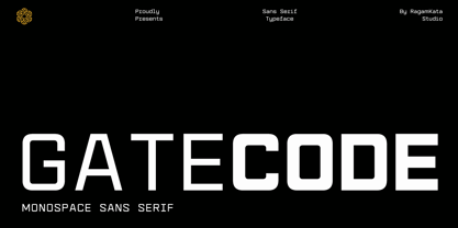 Gatecode Font Poster 1